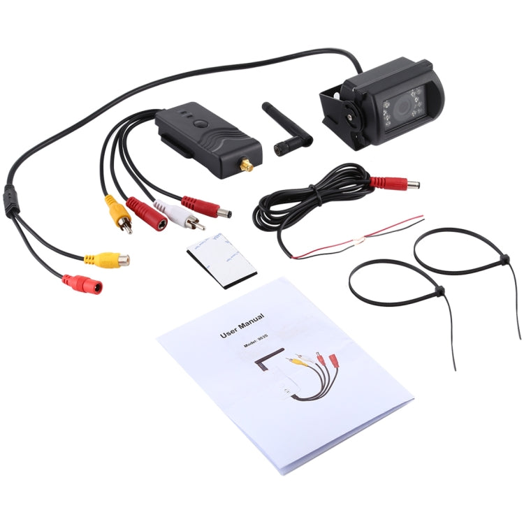 903S WiFi HD Video Transmitter for Car, with Bus Rear View Surveillance Camera(Black) by bashfashion