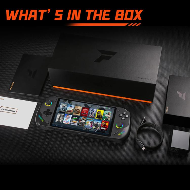 ONE-NETBOOK OneXPlayer F1 Pro 7 inch Handheld Game Console, 64GB+4TB, Windows 11 AMD Ryzen AI 9 HX 370 CPU(EU Plug) by ONE-NETBOOK