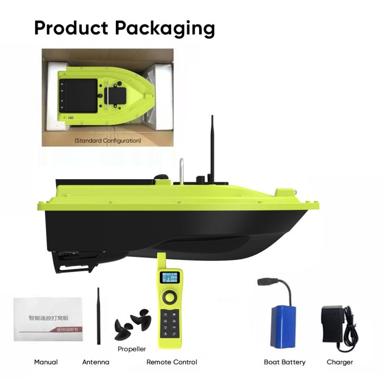 D36B Smart Remote Control Fishing Bait Boat Support Sonar Sensor & GPS, Plug:UK Plug by bashfashion