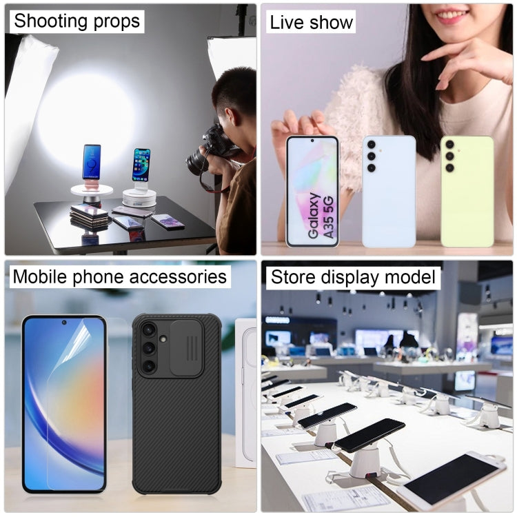 For Samsung Galaxy A35 5G Color Screen Non-Working Fake Dummy Display Model (White) by bashfashion