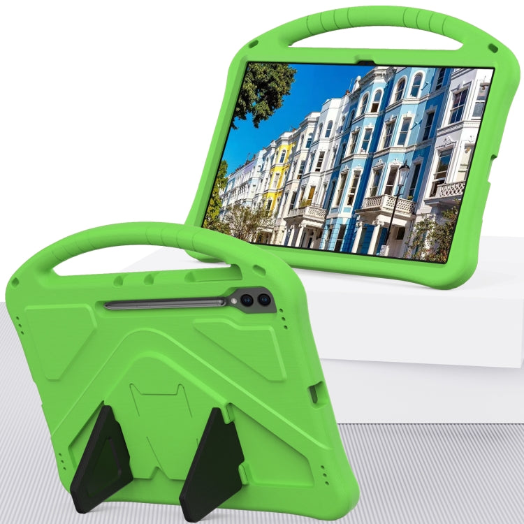 For Samsung Galaxy Tab S10 Ultra 14.6 EVA Shockproof Tablet Case with Holder(Green) by bashfashion