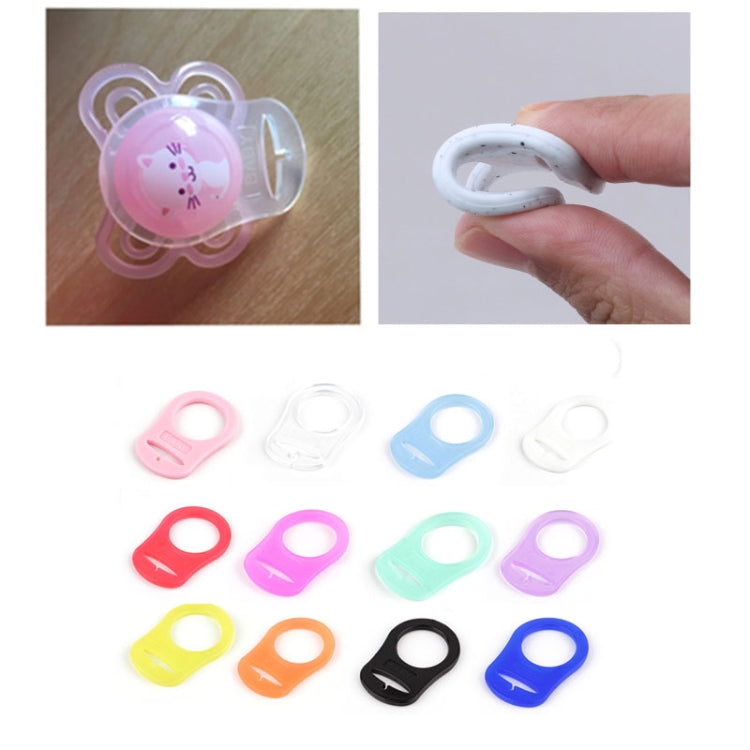 10pcs Dummy Pacifier Holder Clip Adapter Ring Button Style Pacifier Adapter(C6) by bashfashion