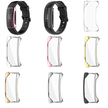 For Fitbit Inspire 2 Full Coverage PC Protective Case Cover(Transparent) by bashfashion
