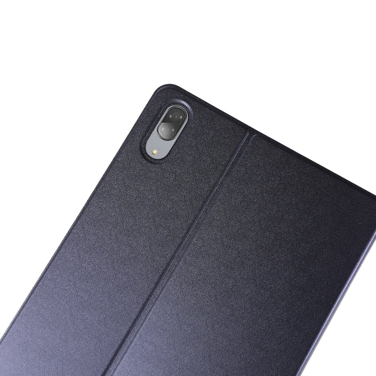 For Lenovo Tab P11 Pro (TB-XJ706F) Voltage Craft Texture TPU Horizontal Flip Protective Case with Holder(Black) by bashfashion