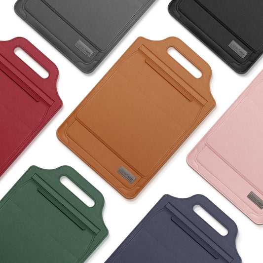 12 inch Multifunctional Mouse Pad Stand Handheld Laptop Bag(Black) by bashfashion