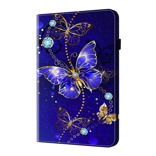 For Samsung Galaxy Tab A 9.7 Crystal Texture Painted Leather Tablet Case(Diamond Butterflies) by bashfashion