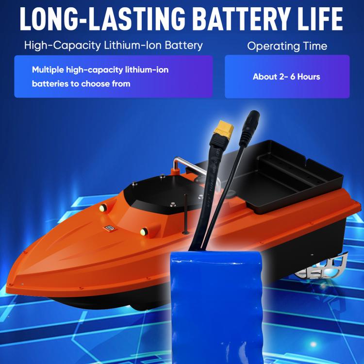 D80B GPS High Power Smart Remote Control Fishing Bait Boat Support Trawling, Plug:EU Plug by bashfashion