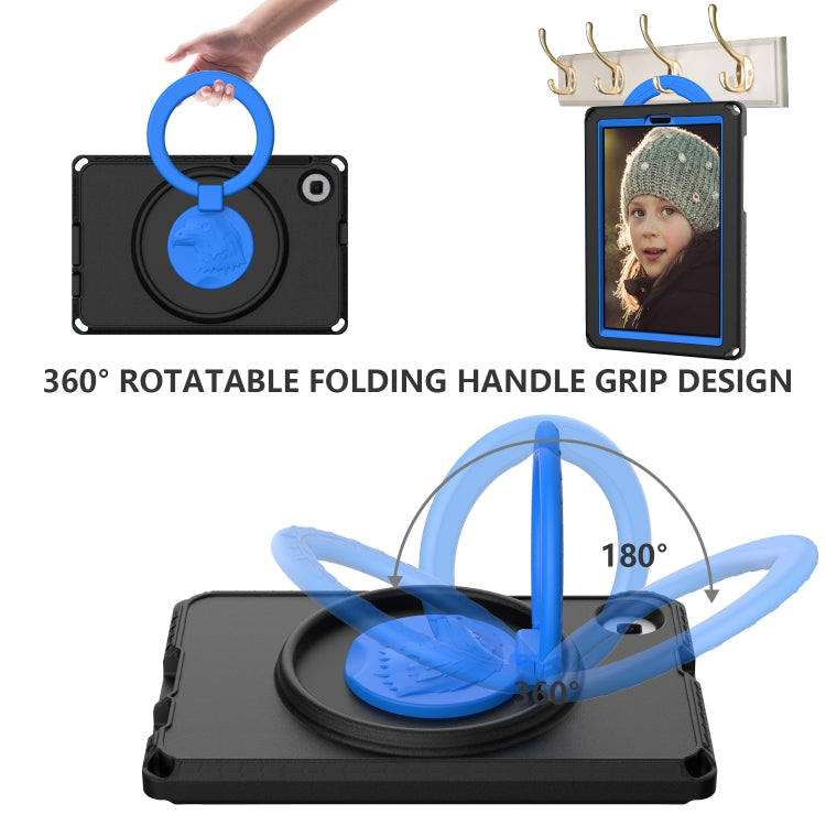 For Samsung Galaxy Tab A11 / A9 EVA Hybrid PC Shockproof Tablet Case with Frame(Black) by bashfashion