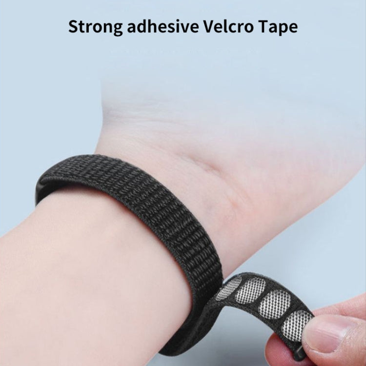 For Xiaomi Mi Band 8 ENKAY Hat-Prince 2 in 1 Set Full Coverage Screen Protector + Nylon Loop Watch Band(Blue+Green) by ENKAY