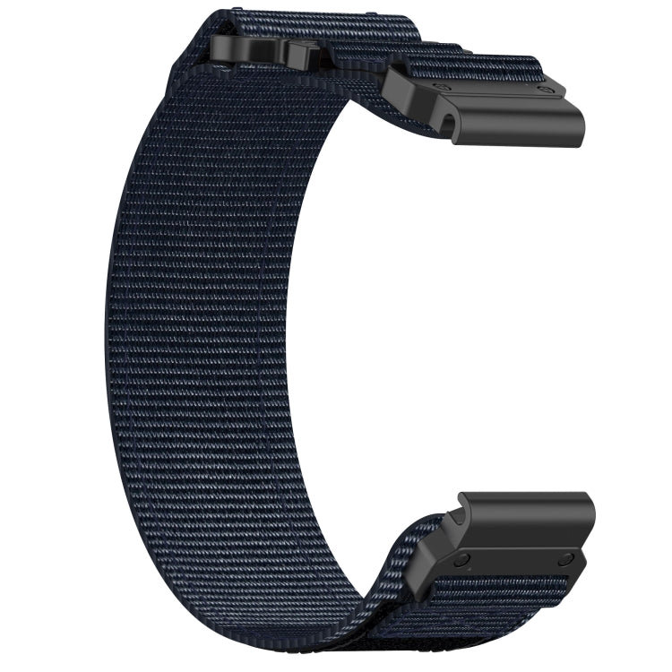 For Garmin Tactix 7 26mm Nylon Hook And Loop Fastener Watch Band(Blue) by bashfashion