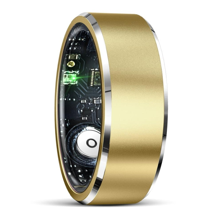 R5 SIZE 9 Smart Ring, Support Health Monitoring / Multiple Sports Modes(Gold) by bashfashion