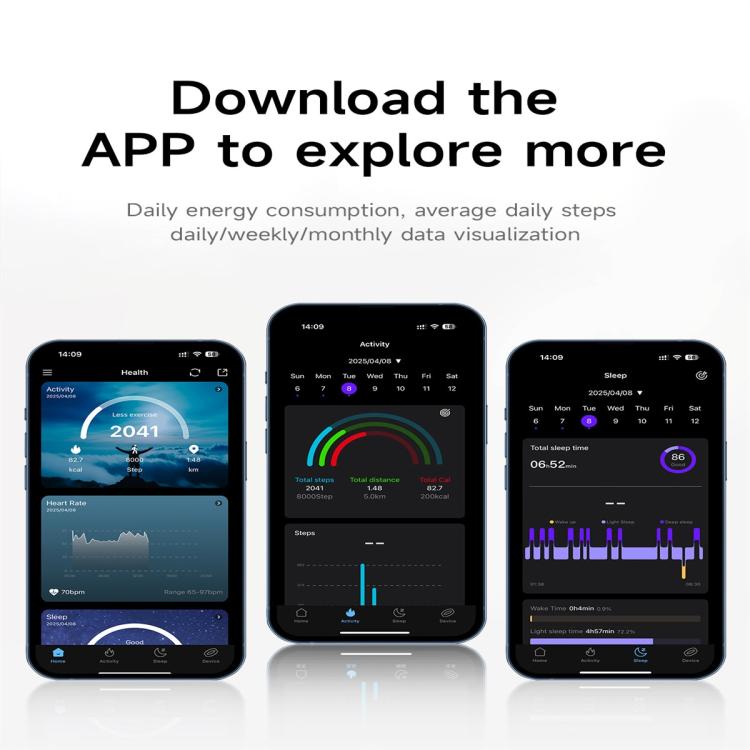 SY01 SIZE 11 Smart Ring, Support Heart Rate / Blood Oxygen / Sleep Monitoring / Multiple Sport Modes(Silver) by bashfashion