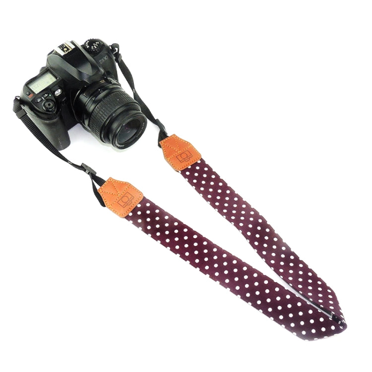 Multi-color Shoulder Neck Strap SLR Retro Camera Shoulder Strap(Wine Red) by bashfashion