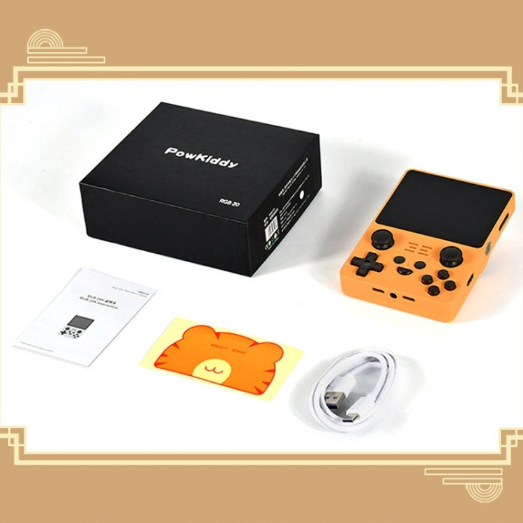 POWKIDDY RGB20S 3.5-Inch IPS Screen Retro Open Source Handheld Game Console 16GB Without Game(Purple) by bashfashion