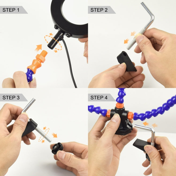 Phone PCB Circuit Board Repair Fixed Folder Welding Assisted DIY Model Clamping Tool, Style: 3 Claws (Black) by bashfashion