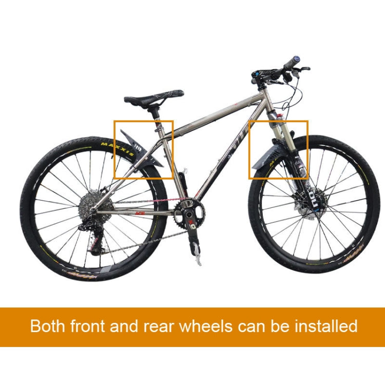ENLEE E19001 Bicycle Front And Rear Universal Fenders Mountain Bike Mini Shield, Model: A Model by ENLEE