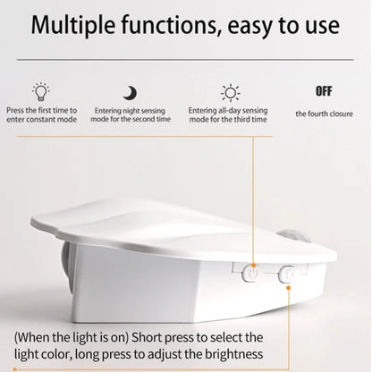 Magnetic Motion Sensor Wall Lamp Rechargeable LED House Number Light PRO Version 1200mAh(White) by bashfashion