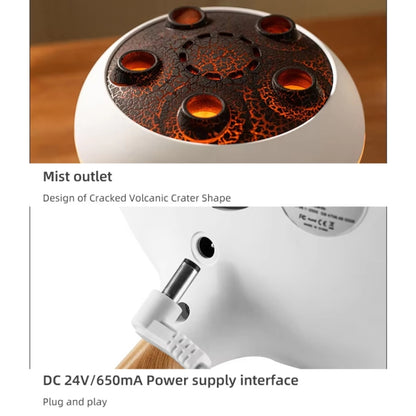 Dynamic Multi-Spray Aromatherapy Diffuser With Colorful Lights Remote Control Humidifier EU Plug(V80 Spit Circle Upgrade Model) by bashfashion