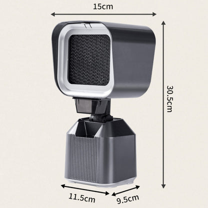 Desktop Range Hood Barbecue Small Movable Liftable Extractor Hood 2 Wind Speeds Adjust EU Plug by bashfashion