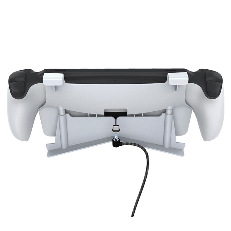 For PlayStation Portal iplay HBP-587 Host Storage Rack With Charging Function(White) by iplay