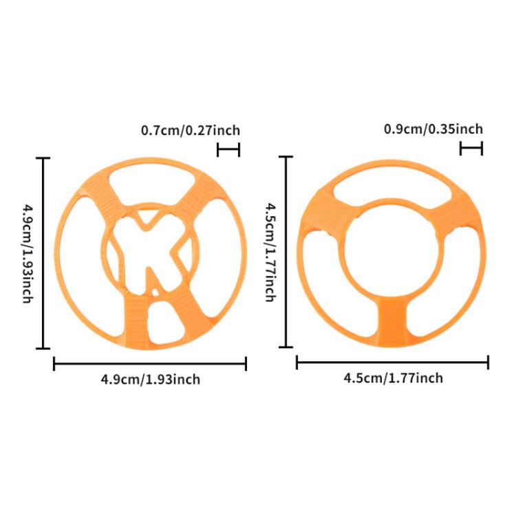 For DJI Neo CQT Drone Landing Scratch Protective Cover Prevent Finger Scratch Protective Cover Accessories, Color: Lower Black by CQT