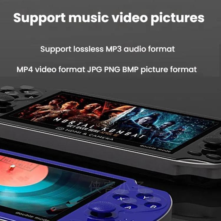 A3 4.3-Inch Handheld Game Console With Camera Supports Dual Handles/TV Output/10 Simulators Built In 8G(White) by bashfashion